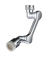 Насадка на кран аератор для змішувача Ango М24 х М22 хром латунь поворотний на 1080 градусів