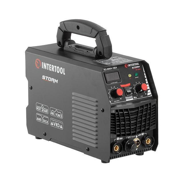 Аппарат зварювальний STORM INTERTOOL WT-4020 TIG-180А, 230 В, 4,8 кВА, електрод 1,6-5 мм