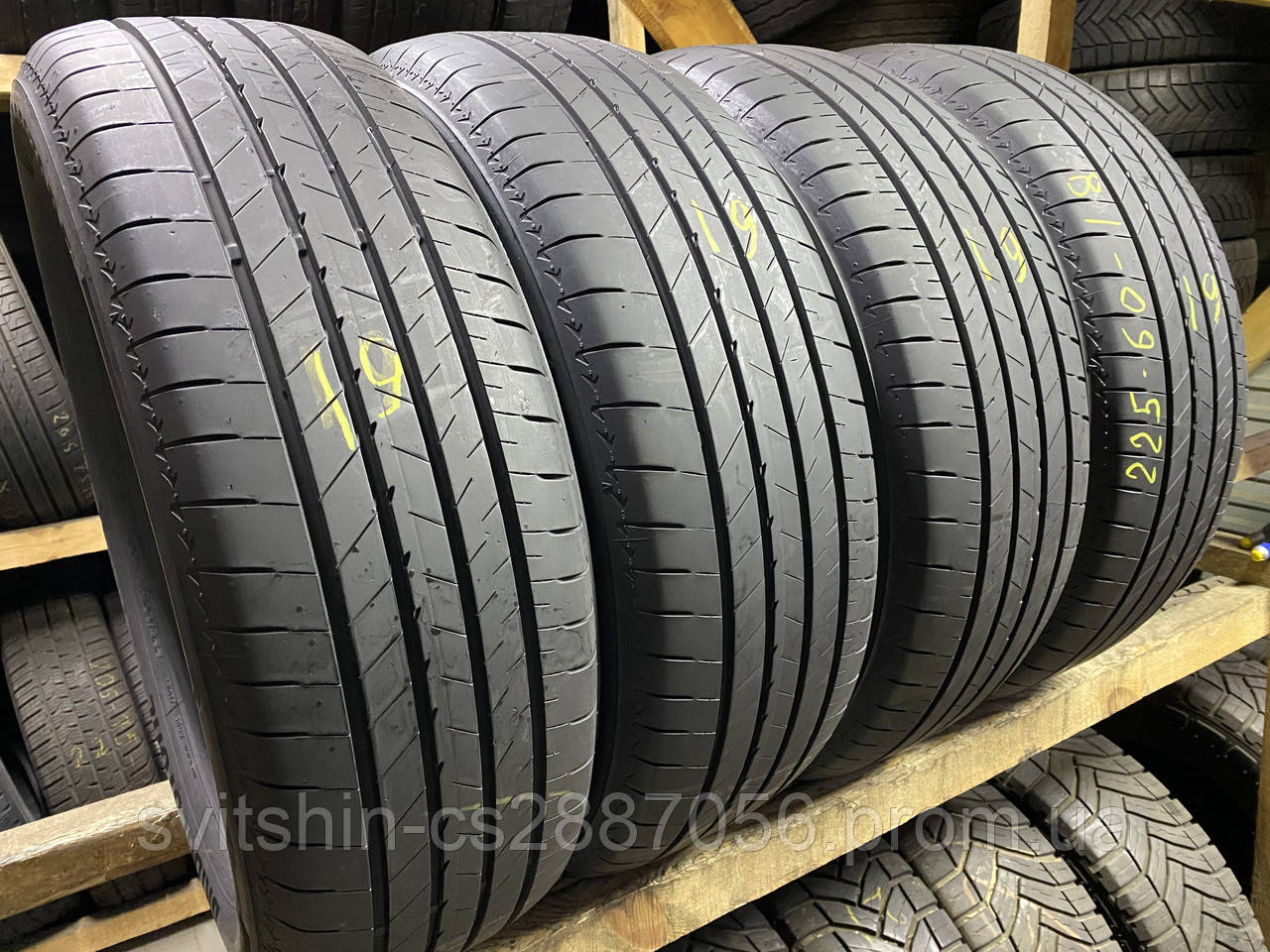 Літні Шини 225/60R18 Bridgestone Alenza 001 2019рік 4шт