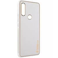 Шкіряний чохол Xshield для Xiaomi Redmi Note 7 / Note 7 Pro / Note 7s, Білий / White