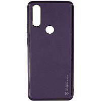 Шкіряний чохол Xshield для Xiaomi Redmi Note 7 / Note 7 Pro / Note 7s, Фіолетовий / Dark Purple