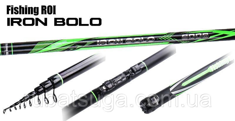 Вудлище під літній бічний кивок Fishing ROI IRON BOLO 600 40-100gr з/к, фото 1