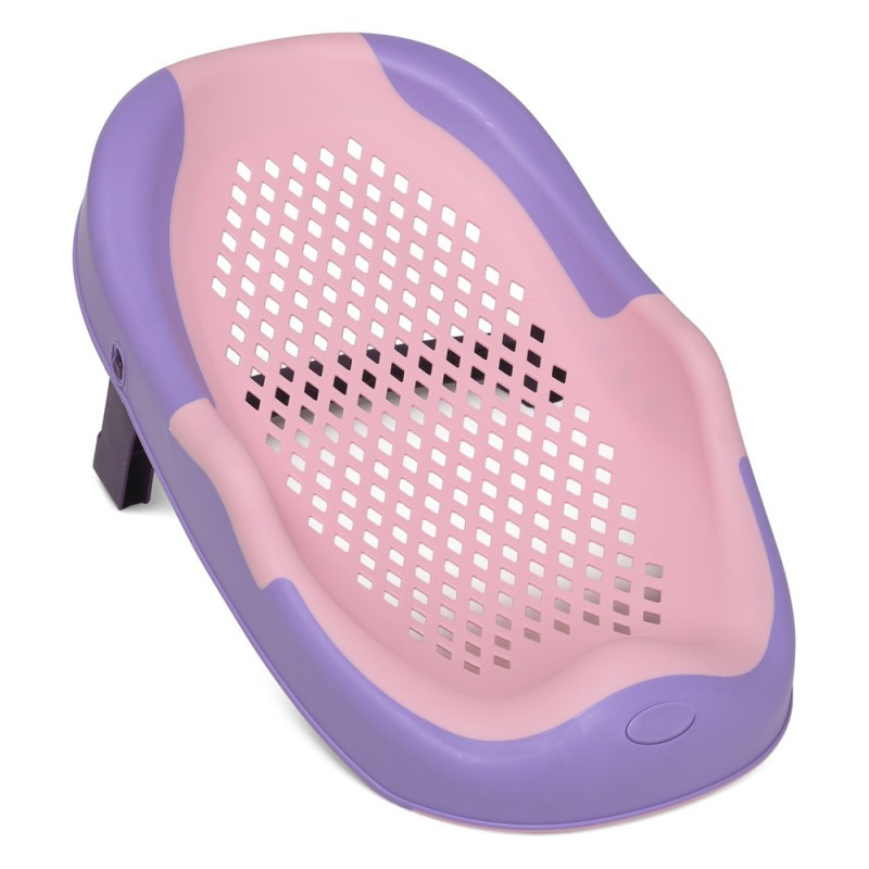 Гірка для купання ME 1107 SHELL Pink силіконова, складана, 55-30-23, рожевий, фото 1