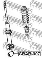 Втулка заднего амортизатора Chrysler Sebring 97-10, FEBEST (CRAB007)