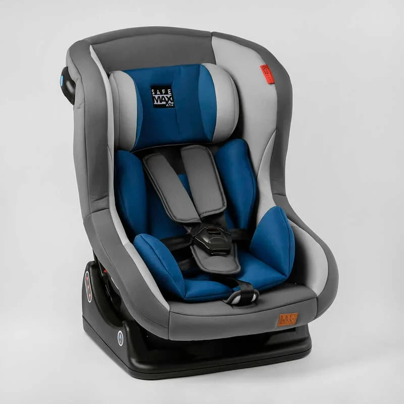 Автокрісло універсальне SafeMax синє, з народження до 3 років, вага дитини від 0-18 кг