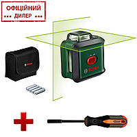 Нівелір BOSCH UniversalLevel 360 Basic (0603663E00) зелений лазер + ПОДАРУНОК Викрутка бітотримач