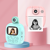 Детский фотоаппарат для девочки и мальчика с моментальной печатью фотографий, инновационная фотокамера tru