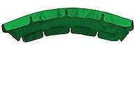 Тент (крыша) для качелей с округлой крышей eGarden 120x210 зеленый