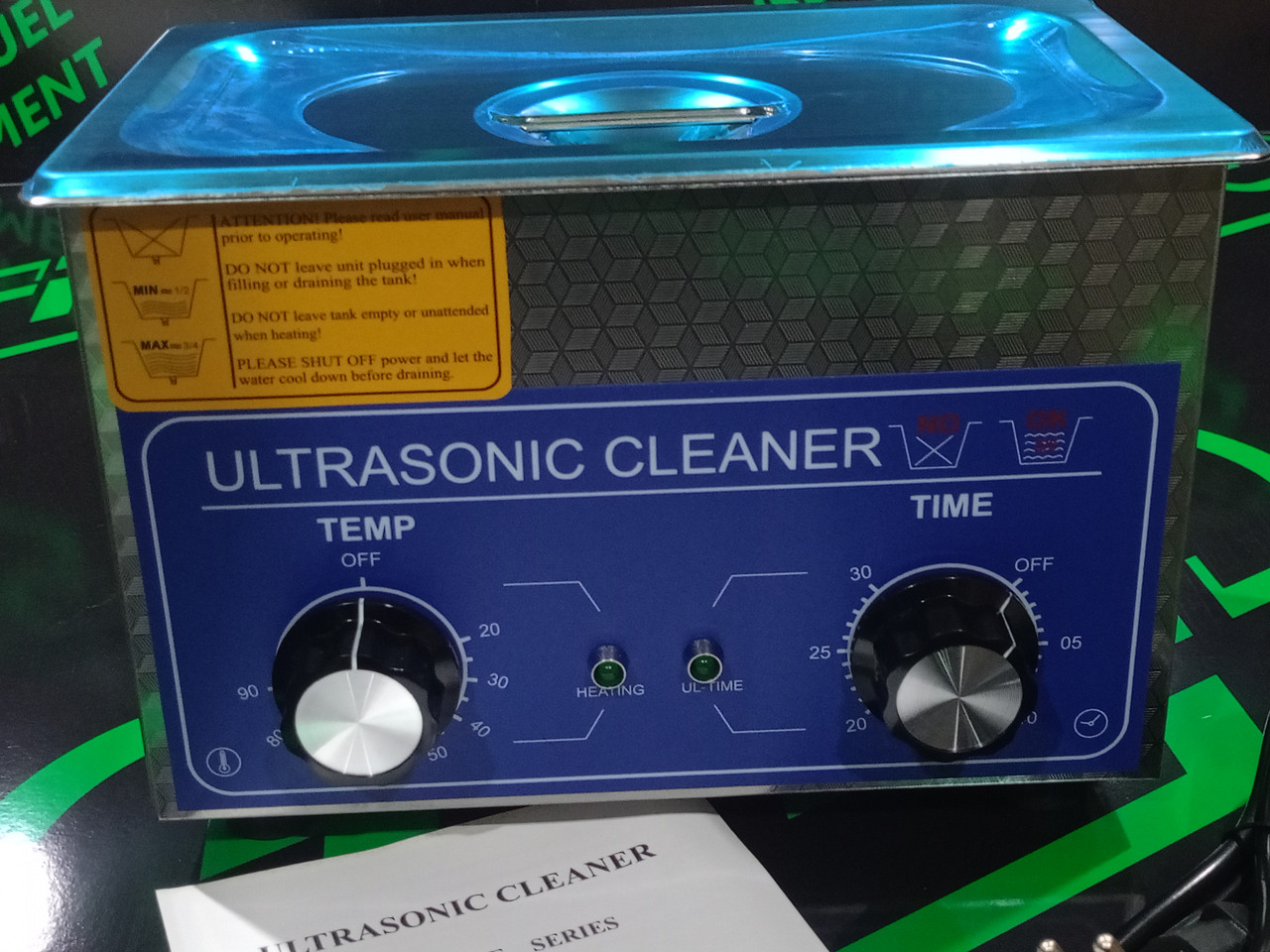 Ультразвукова ванна ULTRASONIC CLEANER DT-20 3L (мийка, стерилізатор, очищувач), фото 1