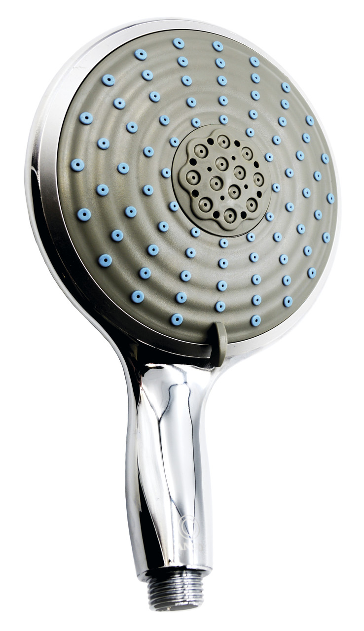 Лійка для ручного душу Ango А102 Big 1/2 дюйми ABS пластик хром 150 мм 3 режими, фото 1