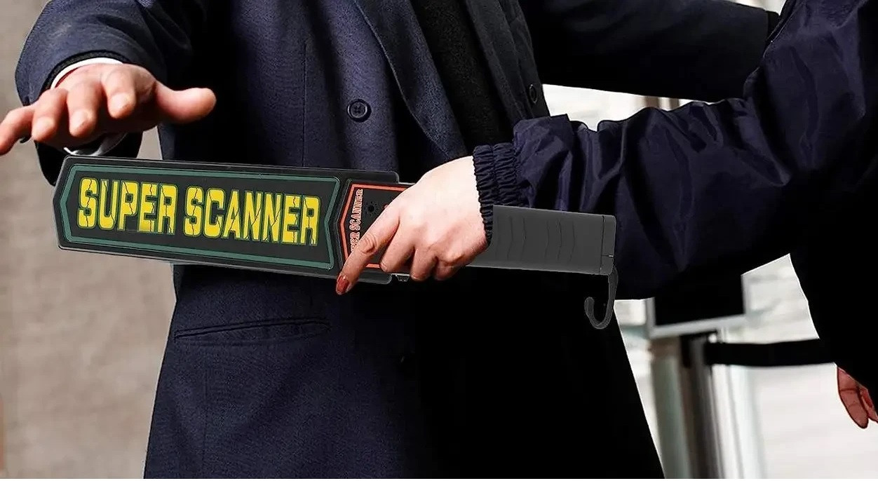 Ручной сканер металлоискатель Super Scanner, досмотровый металлодетектор со световым и звуковым сигналом tru - фото 8 - id-p2114440357