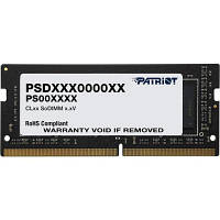 Модуль памяти для ноутбука SoDIMM DDR4 16GB 3200 MHz Signature Line Patriot (PSD416G320081S) o