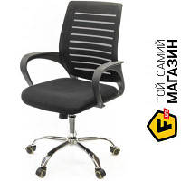 Офисное кресло с высокой спинкой ткань, сетка Аклас Офисное кресло Аклас Фиджи CH TILT Черное (00054) черный