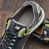 Чоловічі осінні шкіряні кросівки осінь весна New Balance, кросівки з натуральної шкіри *Nb кор*, фото 4