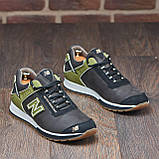 Чоловічі осінні шкіряні кросівки осінь весна New Balance, кросівки з натуральної шкіри *Nb кор*, фото 8