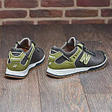 Чоловічі осінні шкіряні кросівки осінь весна New Balance, кросівки з натуральної шкіри *Nb кор*, фото 9