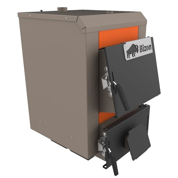 Котел твердопаливний на дрова та вугілля Бізон М Термо бюджетний