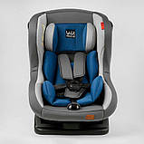 Автокрісло універсальне SafeMax синє, з народження до 3 років, вага дитини від 0-18 кг, фото 2