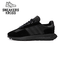 Мужские кроссовки Adidas Retropy E5 Full Black, Адидас ретропи черные , Adidas originals retropy
