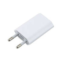 Адаптер перехідник USB 220V 1А зарядка 9600 AR-600 Білий iC227