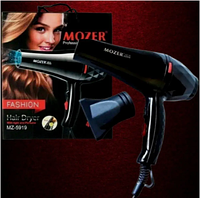 Фен стайлер для волос профессиональный, Mozer Mz-5919 мощный фен с ионизацией для укладки и сушки волос spn