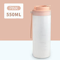 Бутылка для воды Japanese 550 мл - розовая