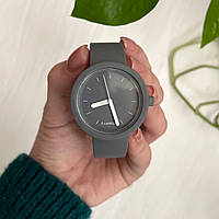 Женские силиконовые часы-конструктор actimer, серый ремешок, циферблат mate grey