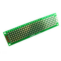 PCB 2x8 см двухсторонняя печатная плата Без бренда