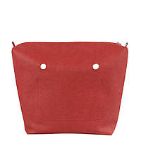 Качественная ПВХ подкладка для сумки classic, красная