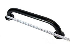 Поручні для ванни для людей похилого віку 40 см, нержавіюча сталь, D32 мм, чорний Sanpreis