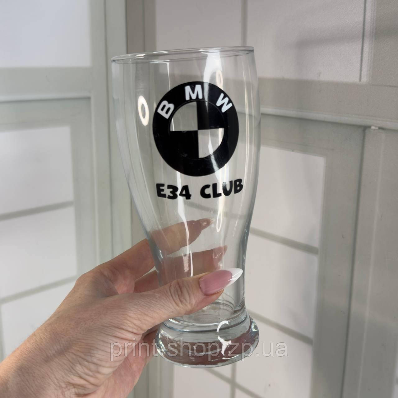 Великий пивний бокал з написом "Келих BMW" 0,565 мл, фото 1