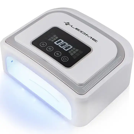 Лампа для манікюру LEDME 5В 120 Вт SILVER з акумулятором, фото 1