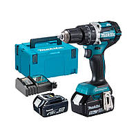 Акумуляторний дриль-шурупокрут Makita DHP484RTJ, заряджання + 2 акумулятори, Box