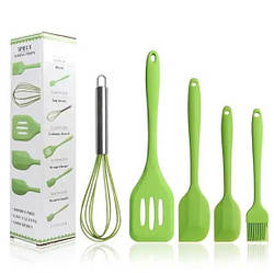 Набір кухонного приладдя kitchenWare 5 предметів, green