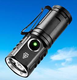 Ліхтарик ручний PLD-536 (3 діоди XPG, 1х18350, магніт, затискач, ЗУ Type-C)