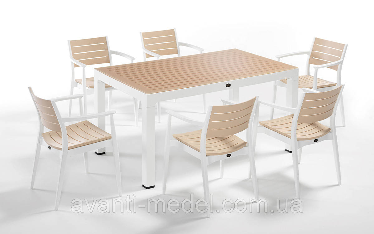 Комплект высококачественной мебели "REGNUM FOR 6" (стол 90*150, 6 кресла) Novussi, Турция - фото 3 - id-p2114505152
