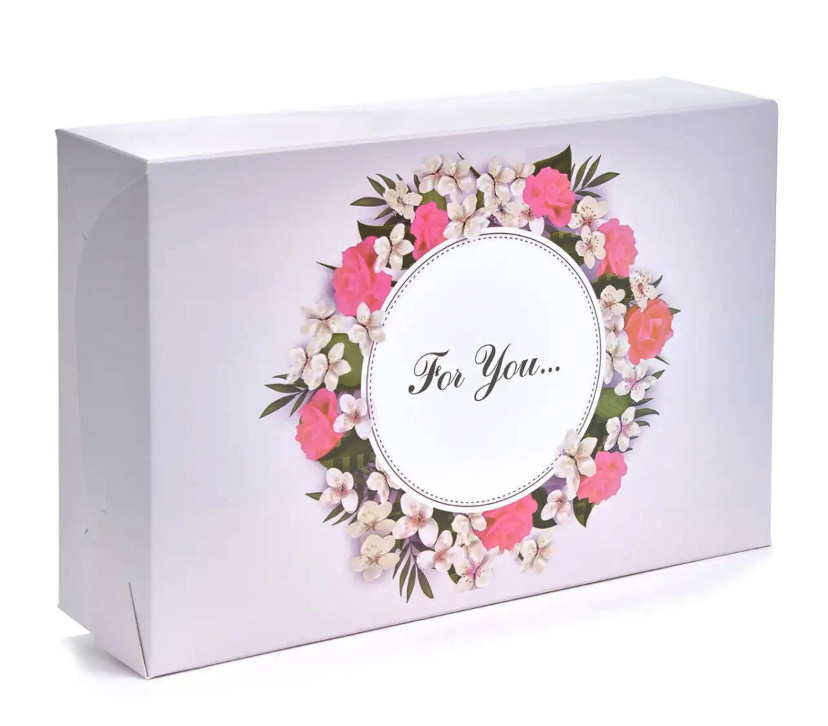Коробка кондитерська для зефіра "For you" 3 шт. (22,5*15*6) см