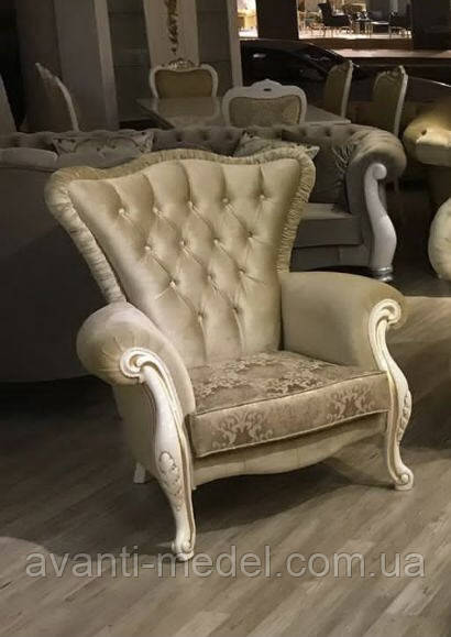 Кресло в стиле Барокко «Хюррем», Latifa Sofa Турция - фото 1 - id-p2114505364