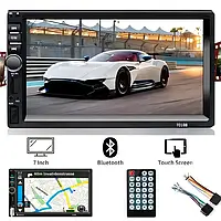 Автомагнитола 7018 Короткая 2DIN Сенсорная 7 дюймов Bluetooth HP227