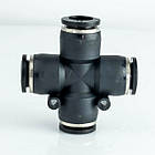 Фітинг пневматичний APZ 12 Х-подібний під шланг 12 мм