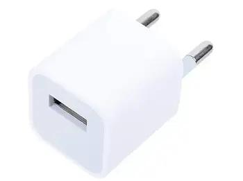 Адаптер зарядного пристрою 1А 4GS/3G / 003 1USB white Лучшая цена