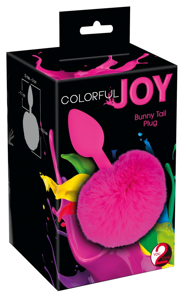 Рожевий Анальний затор BUNNY TAIL