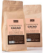 Какао зі спеціями Ginger Spice Cacao від C&C, 1кг (з імбирем, кардамоном, корицею, без цукру)