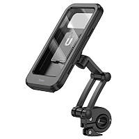 Тримач для телефона на велосипед, мопед, мотоцикл Hoco CA101 Rider |4.5-.7"| чорний