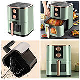 Аерогриль Аерофритюрниця Air Fryer Su Tai ST-607 6,5 л мультипіч електрична повітряна мультиварка, фото 4