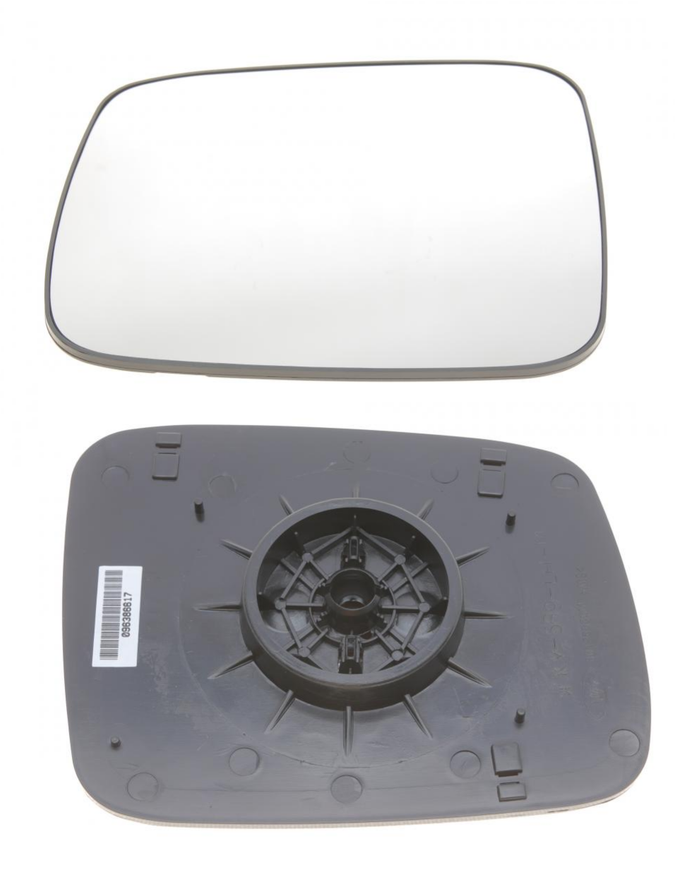 Вкладиш скло дзеркала Volkswagen T4 Transporter 1991-2003 Фольксваген Т4 Мультіван/Каравелла (ліве без підігріва з рамкою), фото 1