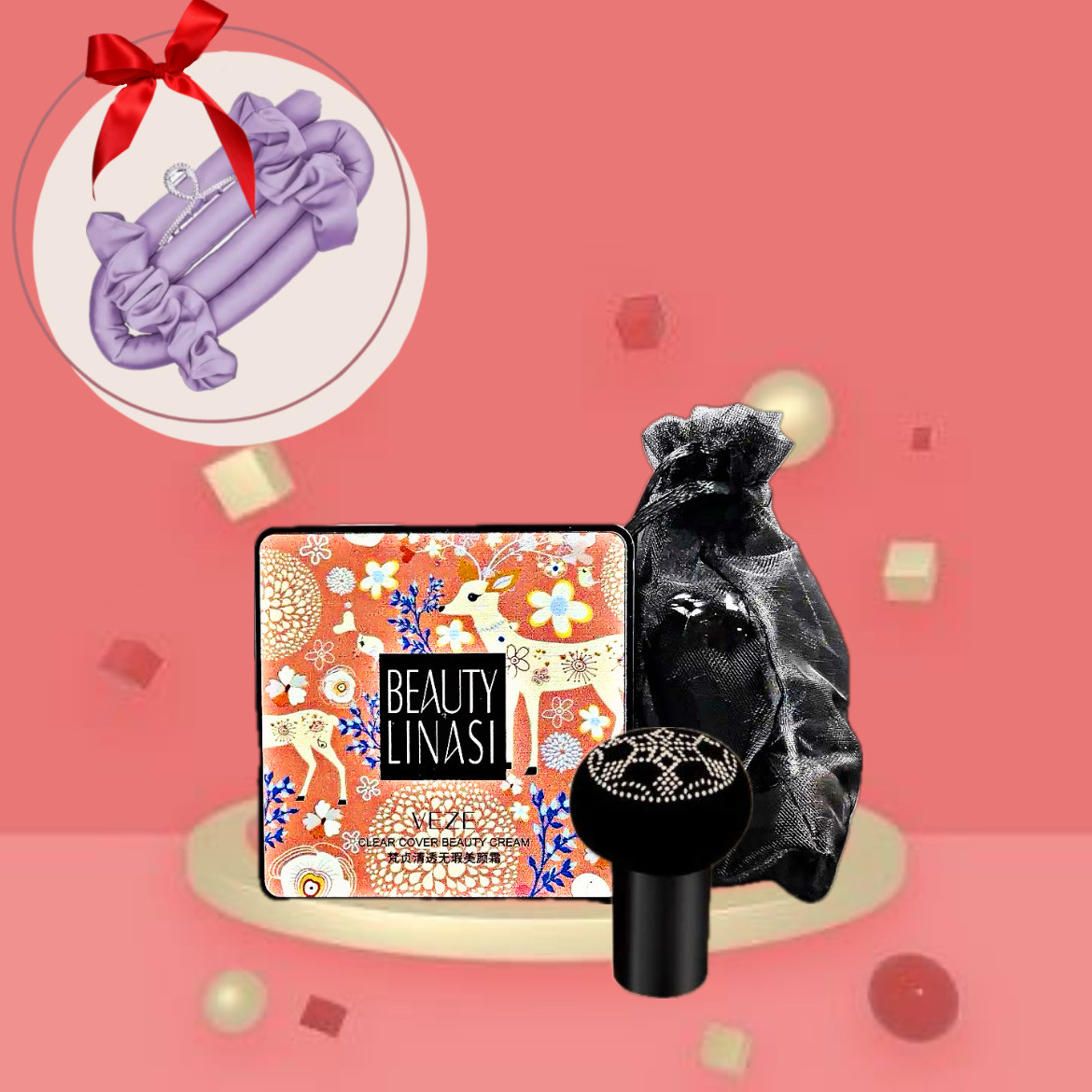 Тональний крем кушон для обличчя Beauty Linasi O'cheal