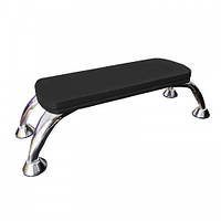 Підлокітник для рук French настольний, на хромованих ніжках 40х15х12 см, колір чорний