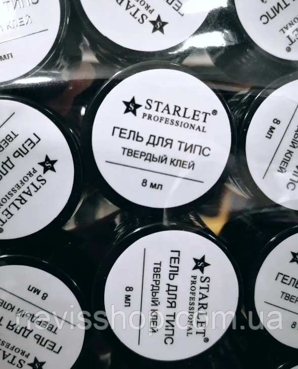 Гель для тіпс Starlet Professional тврдий клей. 8 мл