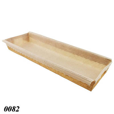 Прямокутна форма для пирогів 262х74х29 мм (10шт)